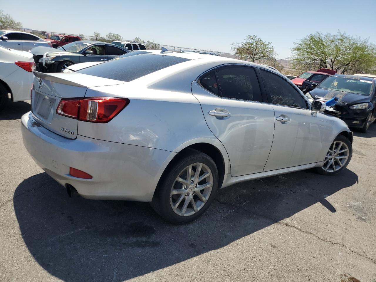 2011 Lexus Is 250 silver sedan gas JTHBF5C22B5152626 photo #4
