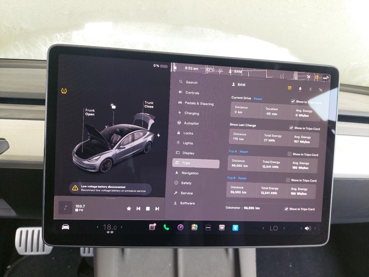 LRW3E7EL2PC686218 - 2023 Tesl MODEL 3 - #undefined