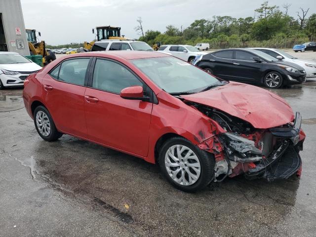  TOYOTA COROLLA 2018 Red