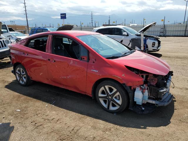 Хэтчбеки TOYOTA PRIUS 2017 Красный