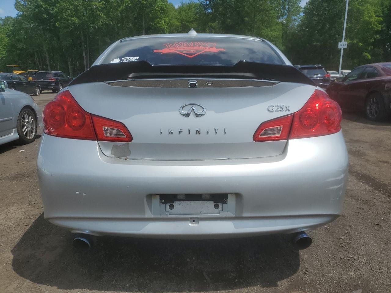 2012 Infiniti G25 VIN: JN1DV6AR0CM860659 Lot: 58168655