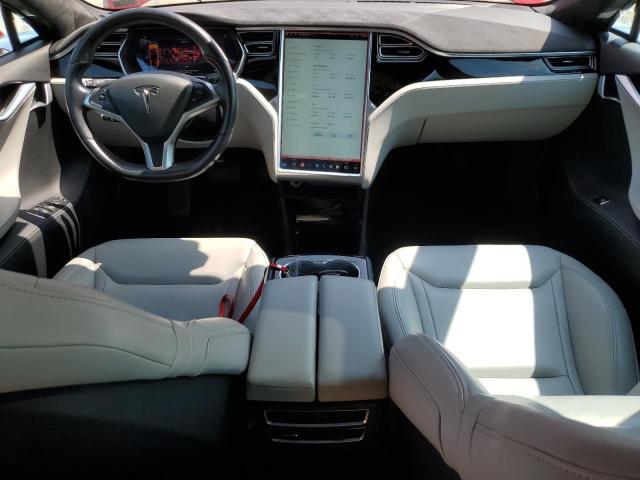  TESLA MODEL S 2015 Czerwony