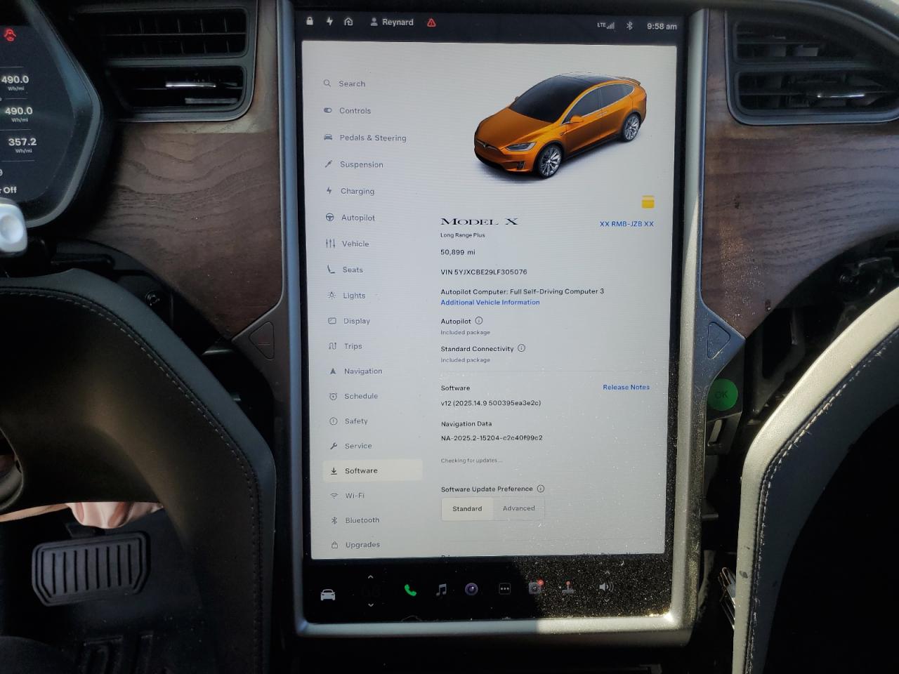 2020 Tesla Model X VIN: 5YJXCBE29LF305076 Lot: 61485655