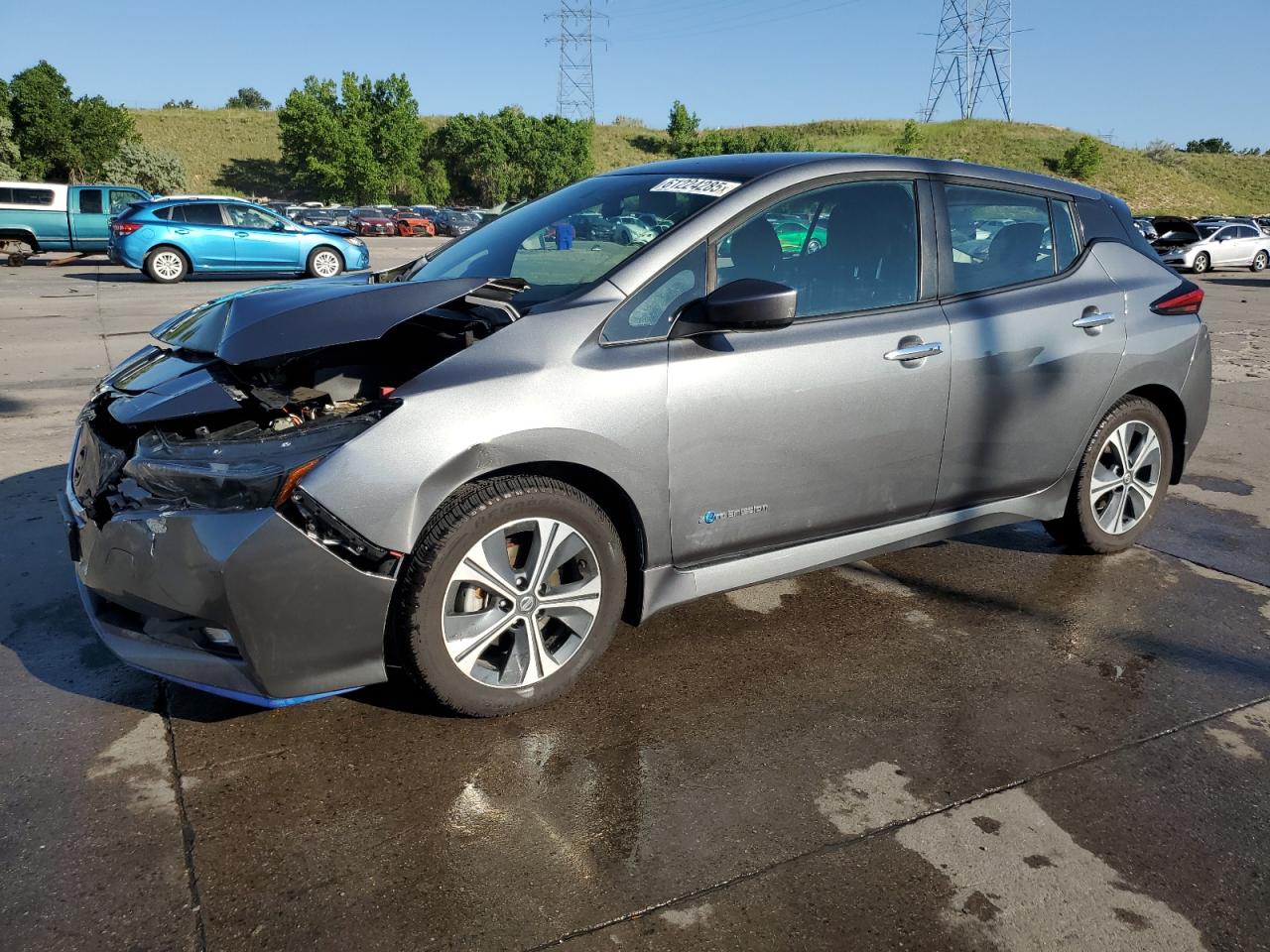 2019 Nissan Leaf S Plus للبيع في Littleton، CO - Front End