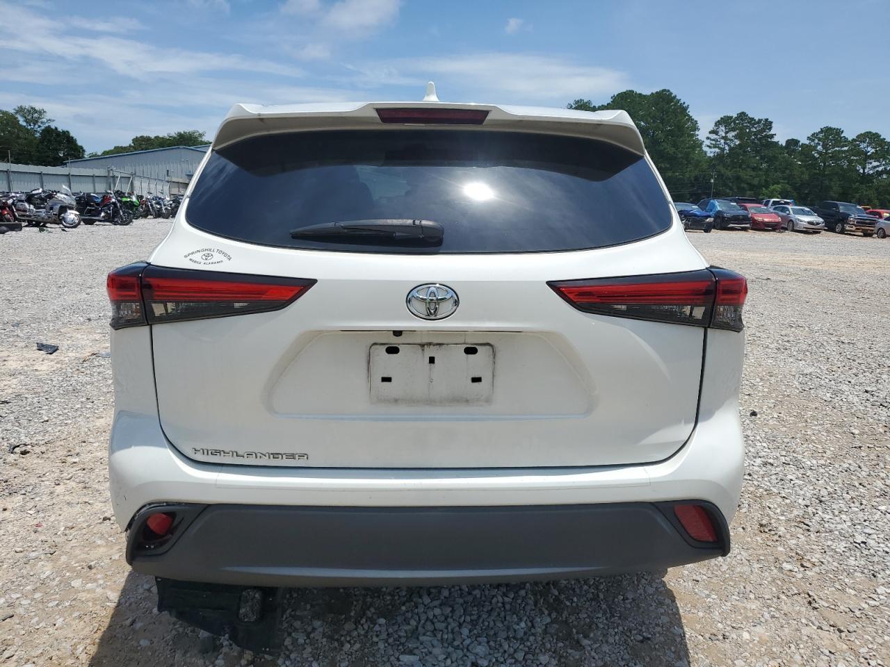 2021 Toyota Highlander L VIN: 5TDCZRAH0MS076476 Lot: 62508255