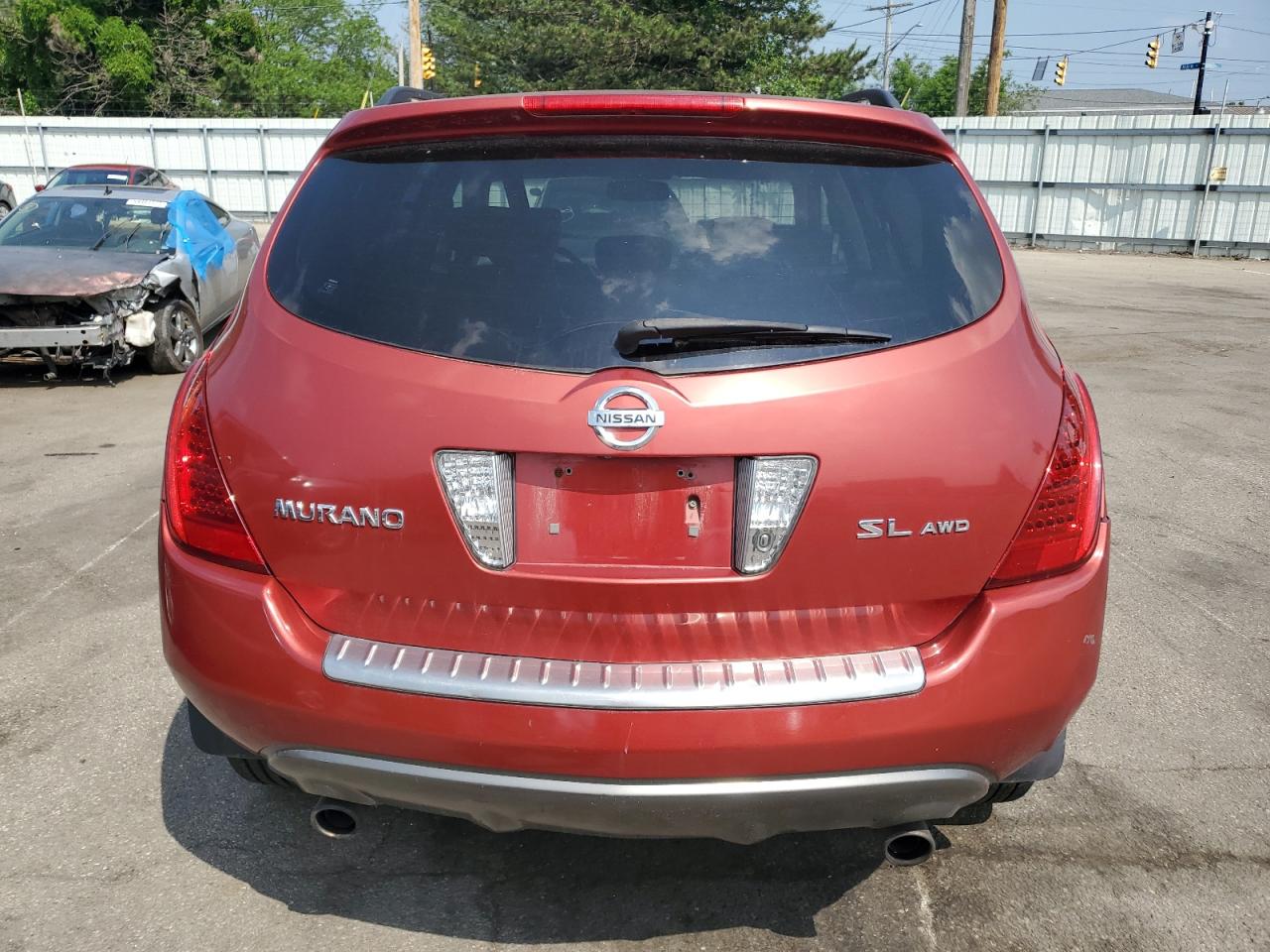2006 Nissan Murano Sl VIN: JN8AZ08W86W508360 Lot: 58970485