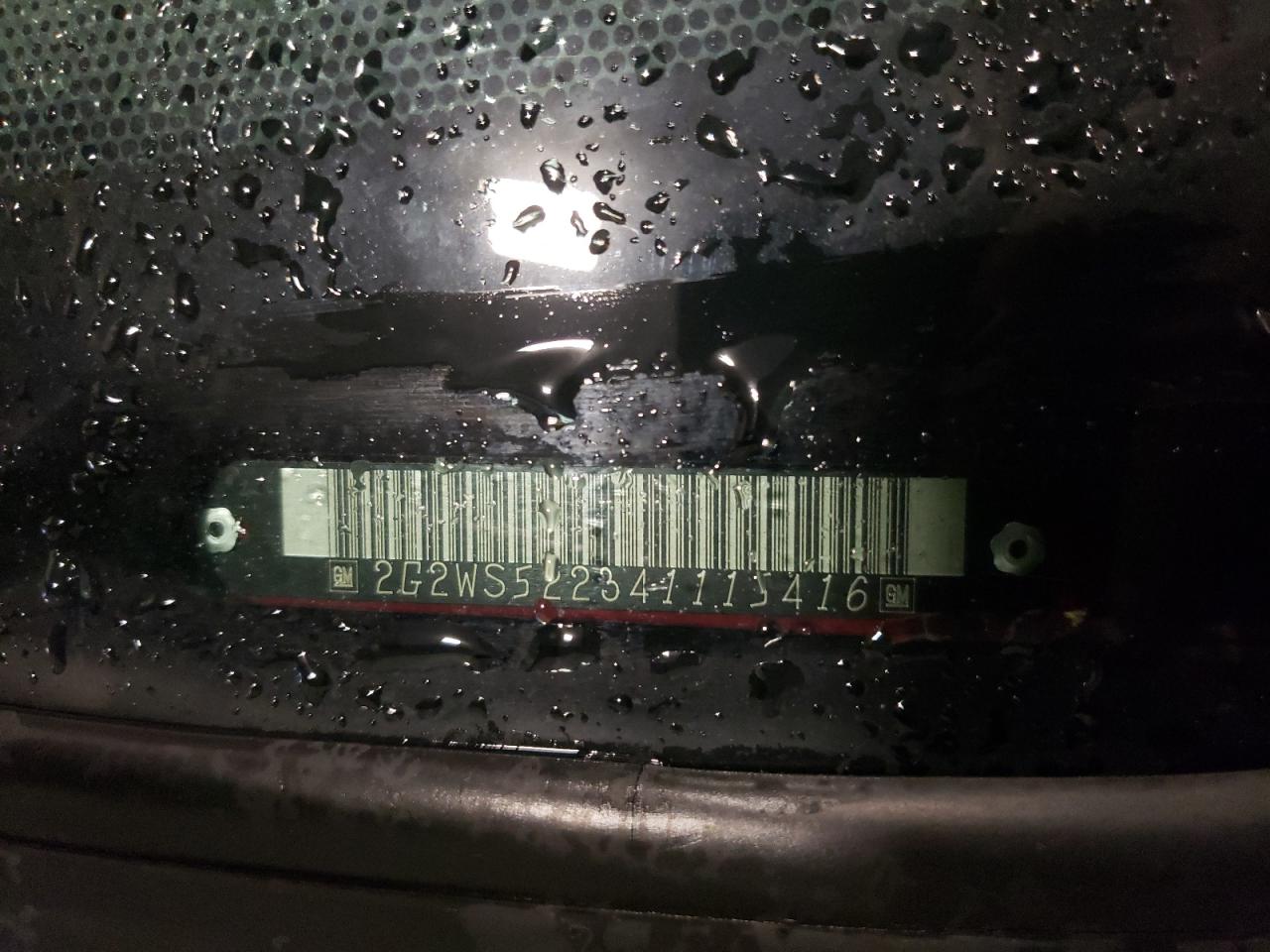 2004 Pontiac Grand Prix Gt2 VIN: 2G2WS522341115416 Lot: 59151865