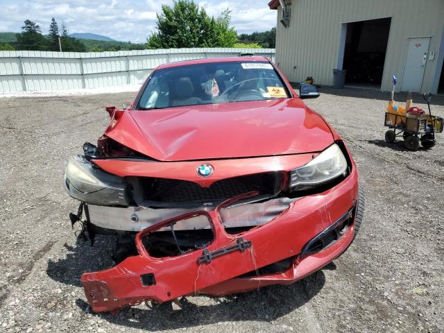  BMW 3 SERIES 2015 Czerwony