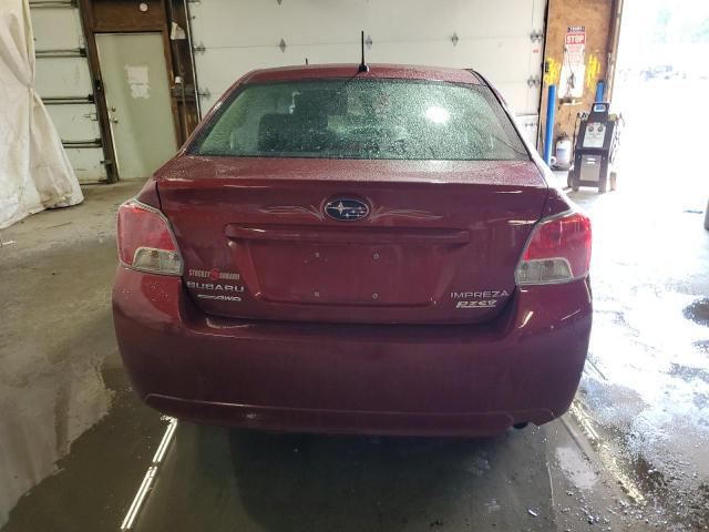  SUBARU IMPREZA 2014 Burgundy
