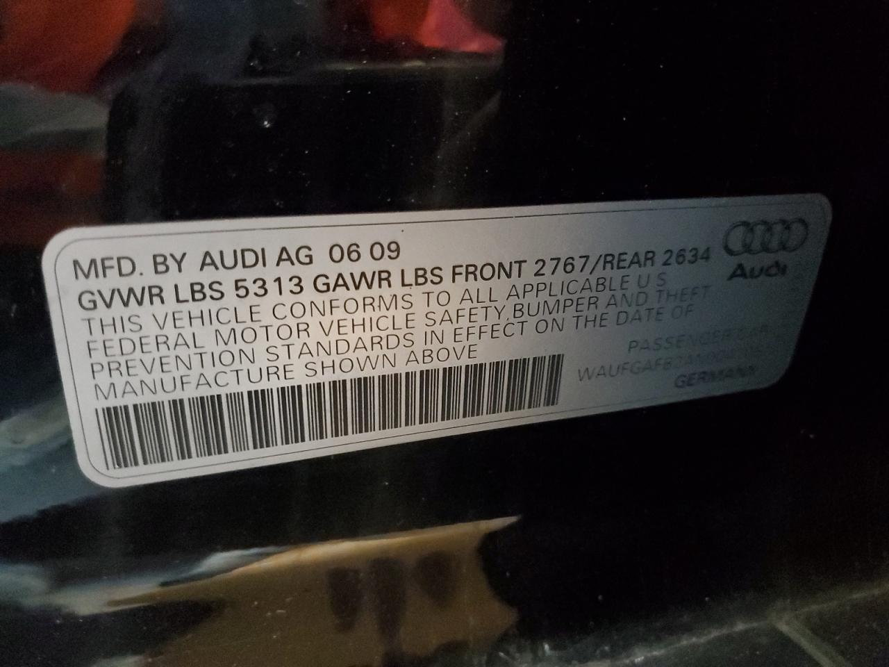 2010 Audi A6 Premium Plus VIN: WAUFGAFB2AN004105 Lot: 61859755