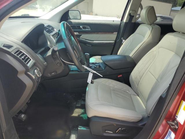  FORD EXPLORER 2016 Czerwony