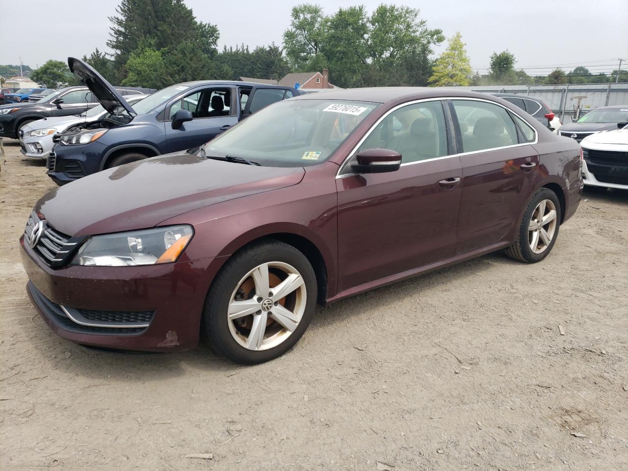 2013 Volkswagen Passat Se for Sale in Finksburg, MD - Mechanical