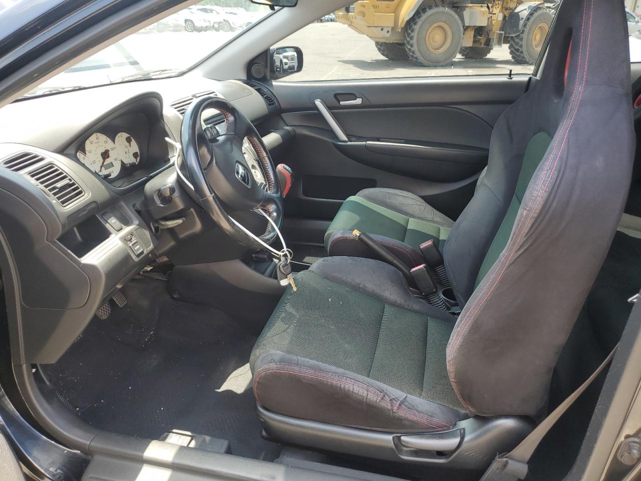 2002 Honda Civic Si VIN: SHHEP33572U305184 Lot: 62641145