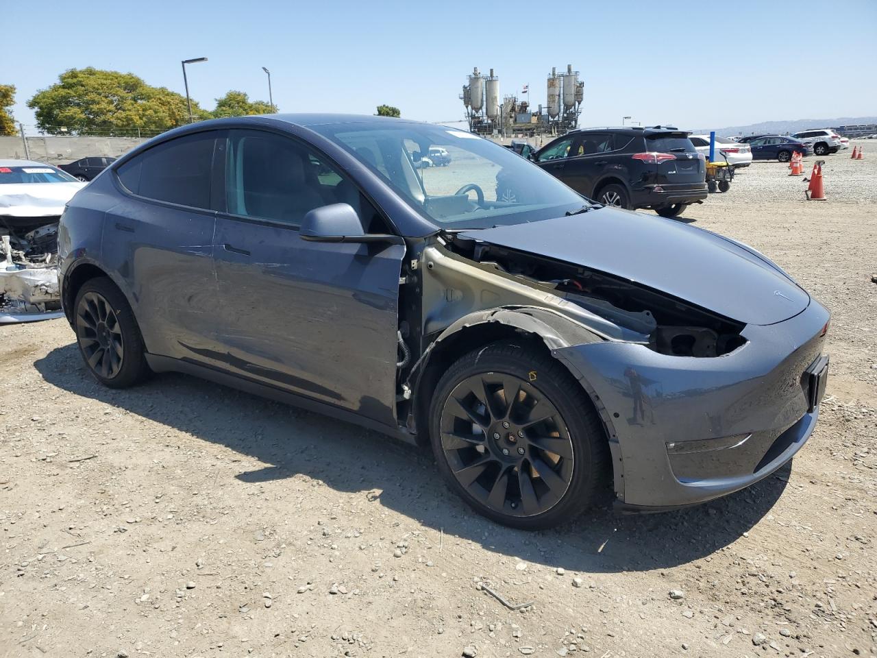 TESLA MODEL Y 2022 VIN 7SAYGDEE4NF481392 zdjęcie 4
