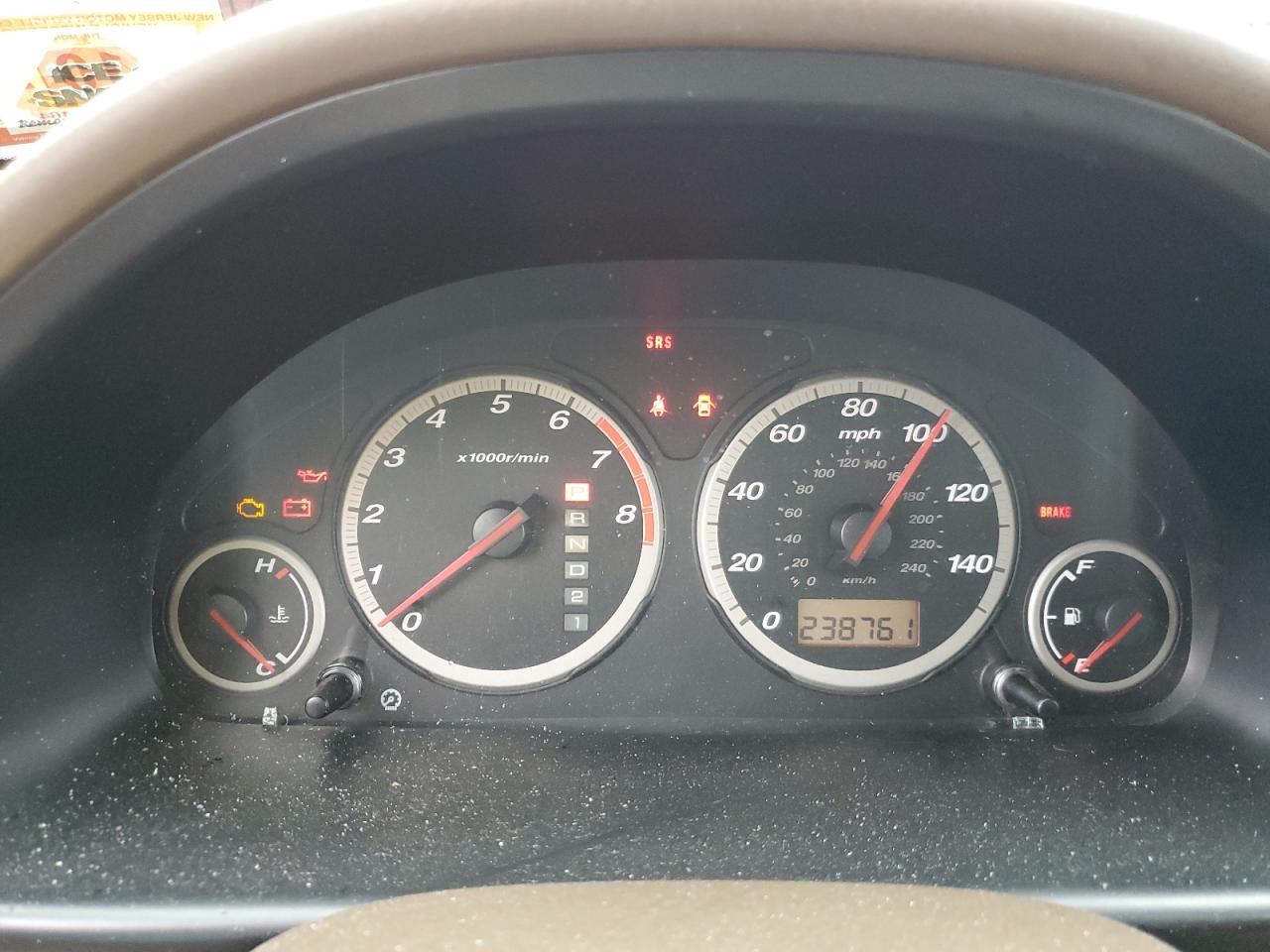 HONDA CRV 2004 VIN JHLRD78894C016784 zdjęcie 9