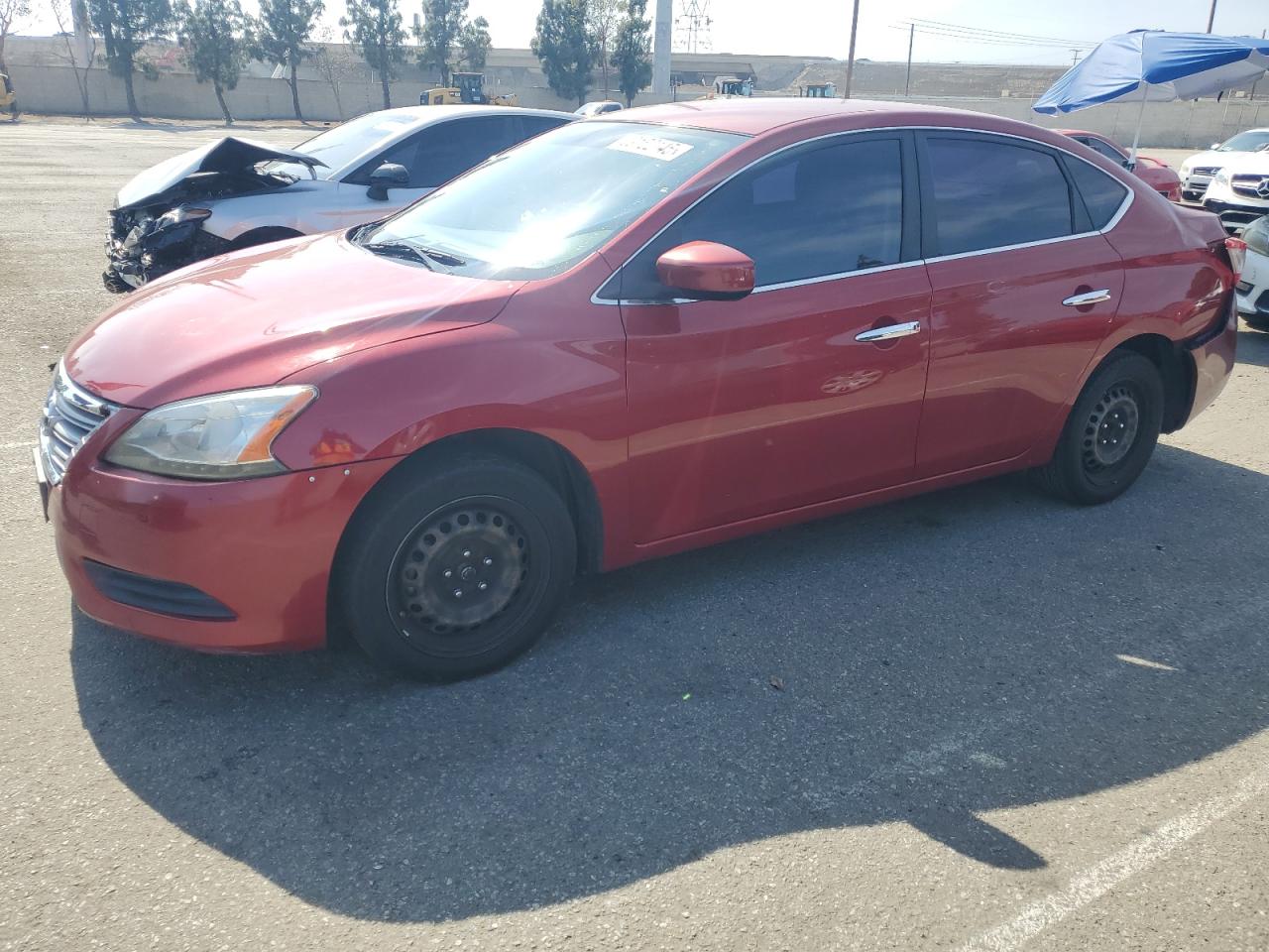 2014 Nissan Sentra S იყიდება Rancho Cucamonga-ში, CA - Rear End