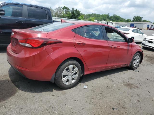  HYUNDAI ELANTRA 2016 Czerwony