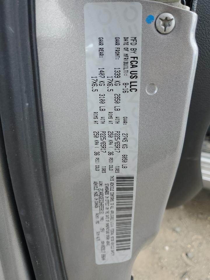 DODGE CARAVAN 2017 VIN 2C4RDGEG3HR558131 zdjęcie 12