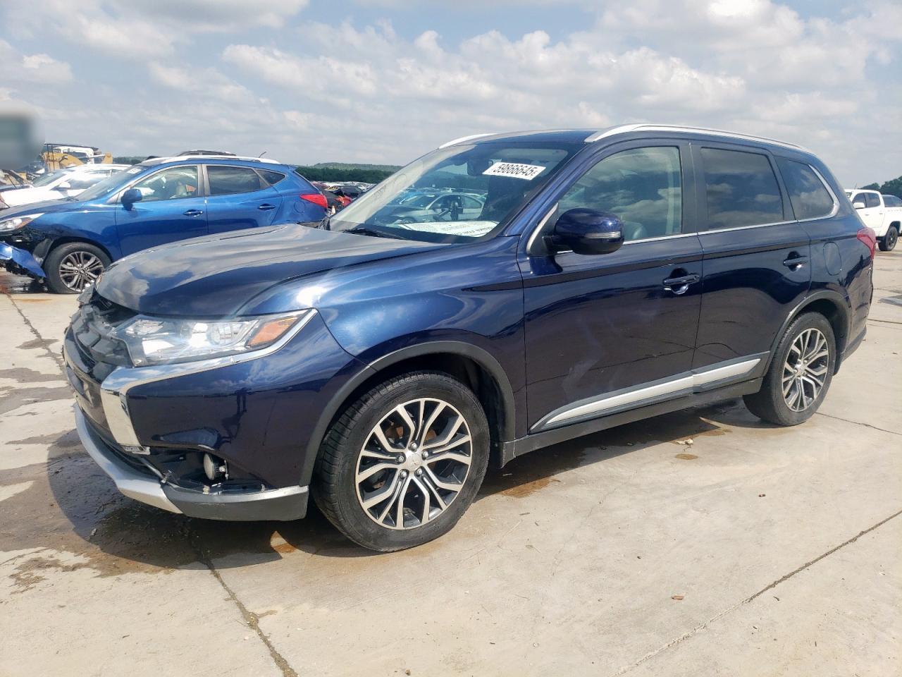 2017 Mitsubishi Outlander Se للبيع في Grand Prairie، TX - Water/Flood