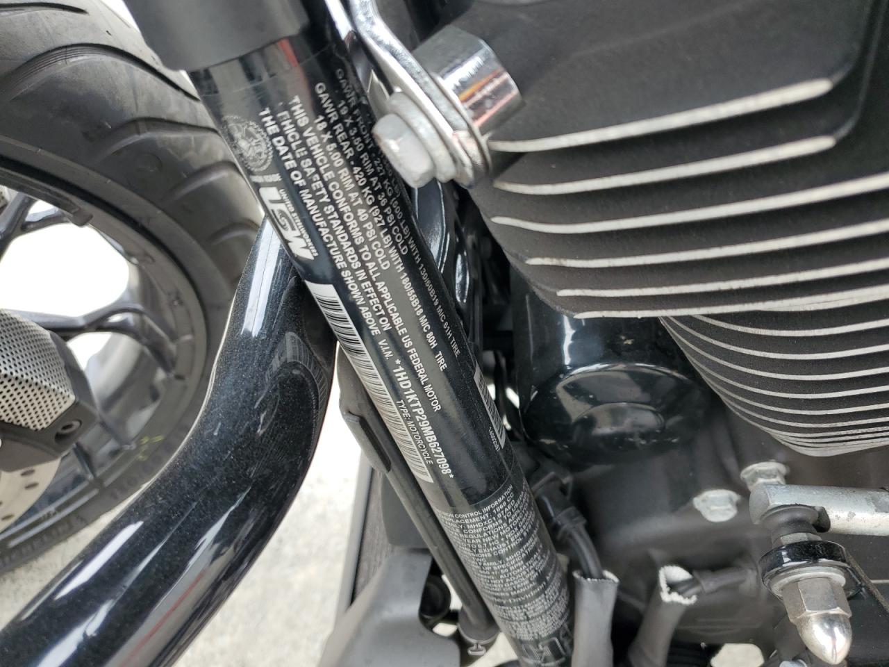 2021 Harley-Davidson Fltrxs VIN: 1HD1KTP29MB627098 Lot: 61976675