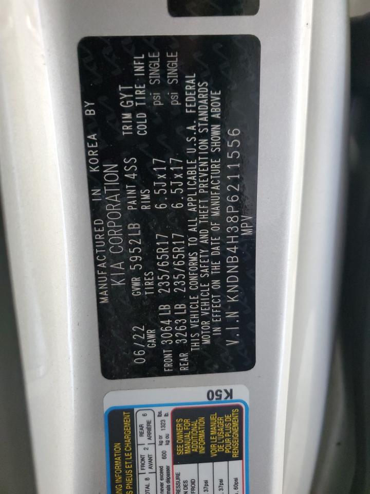2023 Kia Carnival Lx VIN: KNDNB4H38P6211556 Lot: 62156605