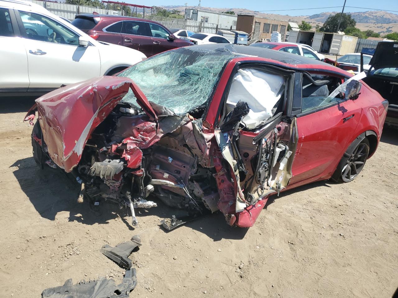 2022 Tesla Model 3 продається в San Martin, CA - All Over