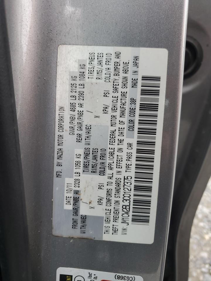 2012 Mazda 5 VIN: JM1CW2BL3C0127375 Lot: 61821135