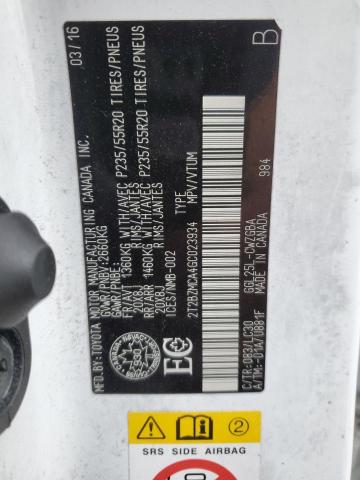 2016 LEXUS RX 350 BASE  