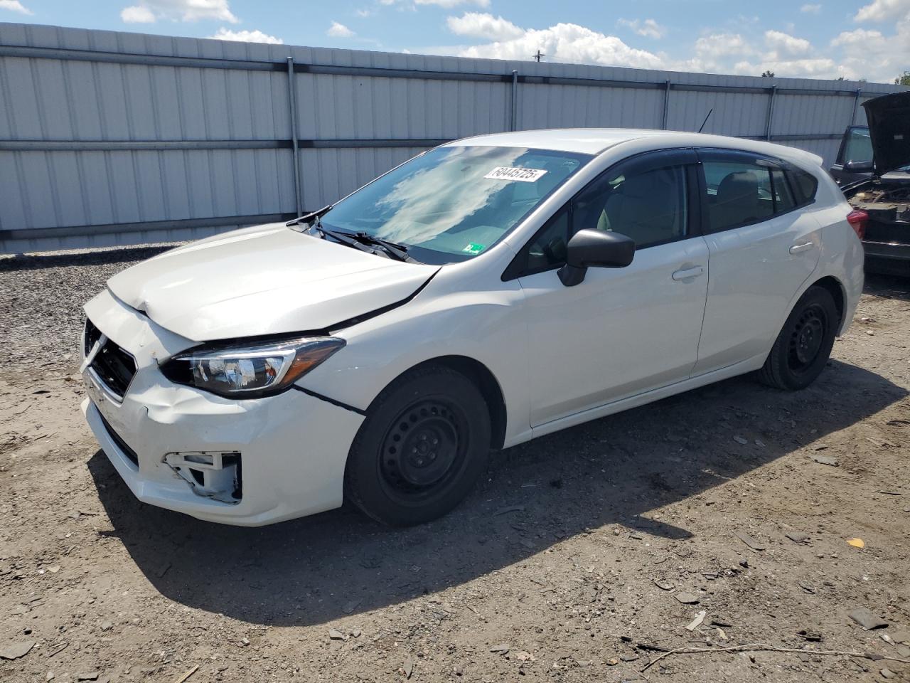 2019 Subaru Impreza на продаже в Fredericksburg, VA - Front End