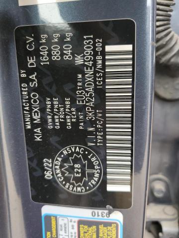 2022 KIA RIO S