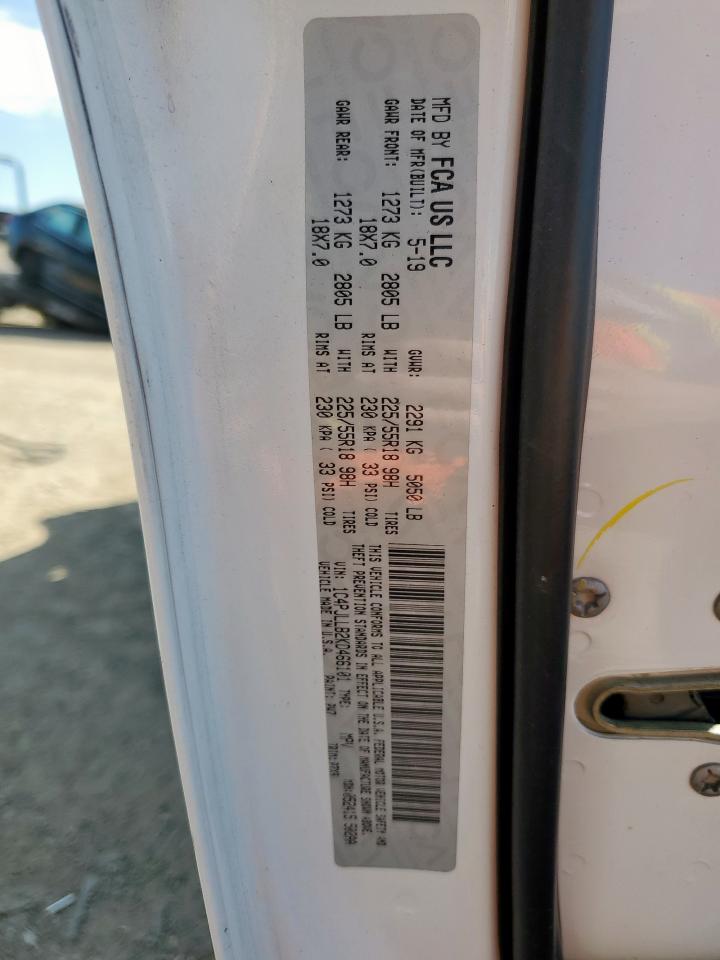 2019 Jeep Cherokee Latitude Plus VIN: 1C4PJLLB2KD466101 Lot: 62171055