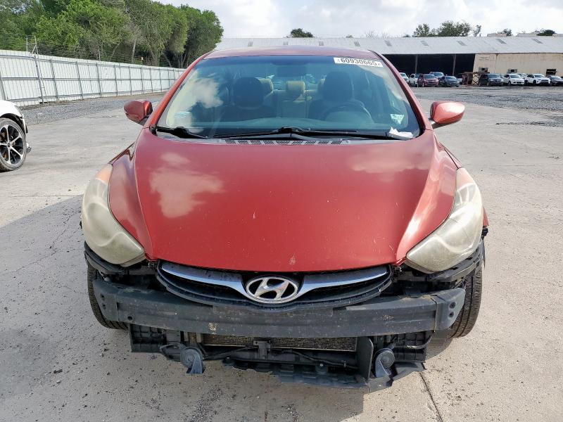  HYUNDAI ELANTRA 2012 Czerwony