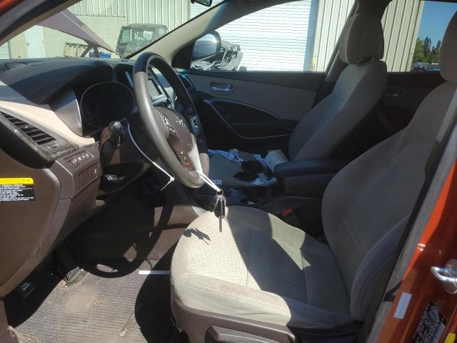  HYUNDAI SANTA FE 2017 Orange