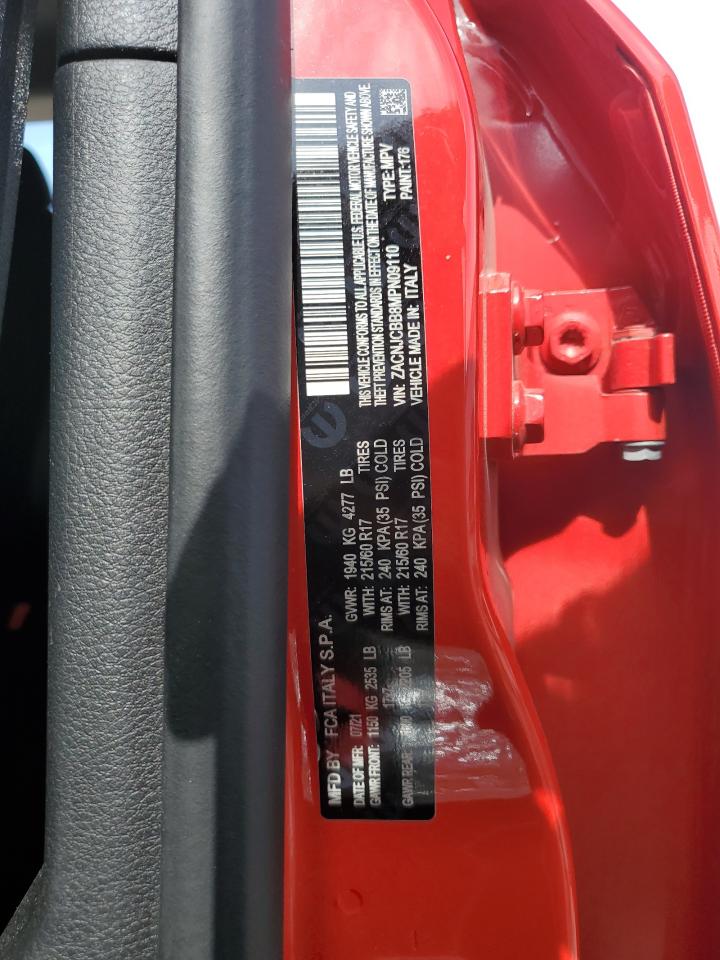 2021 Jeep Renegade Latitude VIN: ZACNJCBB8MPN09110 Lot: 61000065