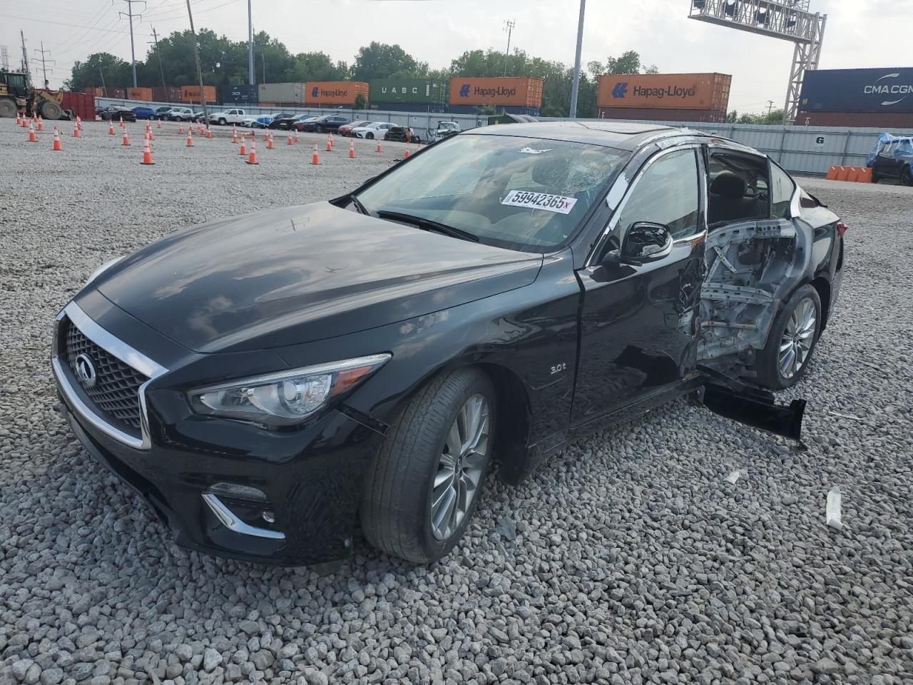 2019 Infiniti Q50 Luxe на продаже в Columbus, OH - Side