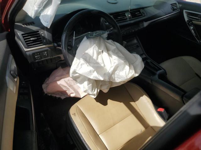 Hatchbacks LEXUS CT 200 2015 Red