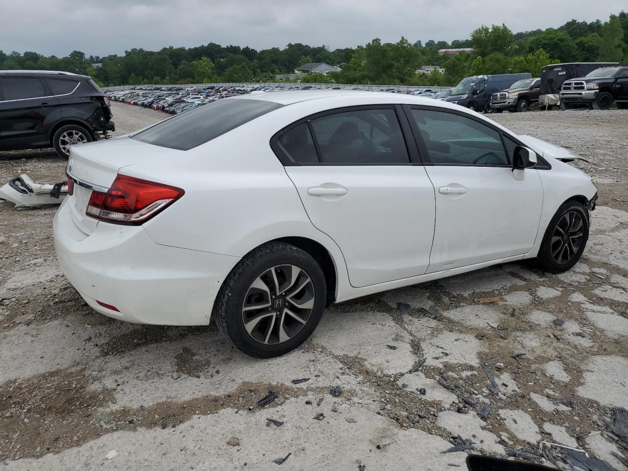 2013 Honda Civic Exl VIN: 19XFB2F93DE024490 Lot: 61606145