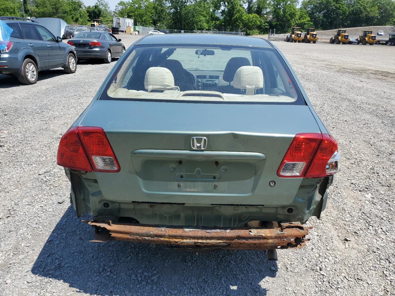 2004 Honda Civic Dx Vp VIN: 2HGES163X4H596406 Lot: 59620085