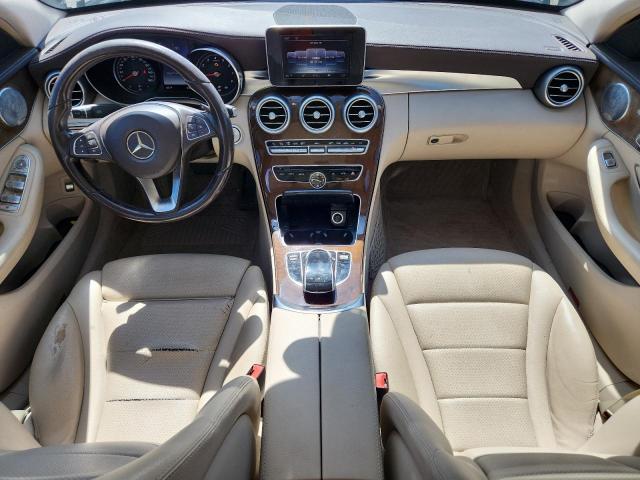 Sedans MERCEDES-BENZ C-CLASS 2015 Brązowy