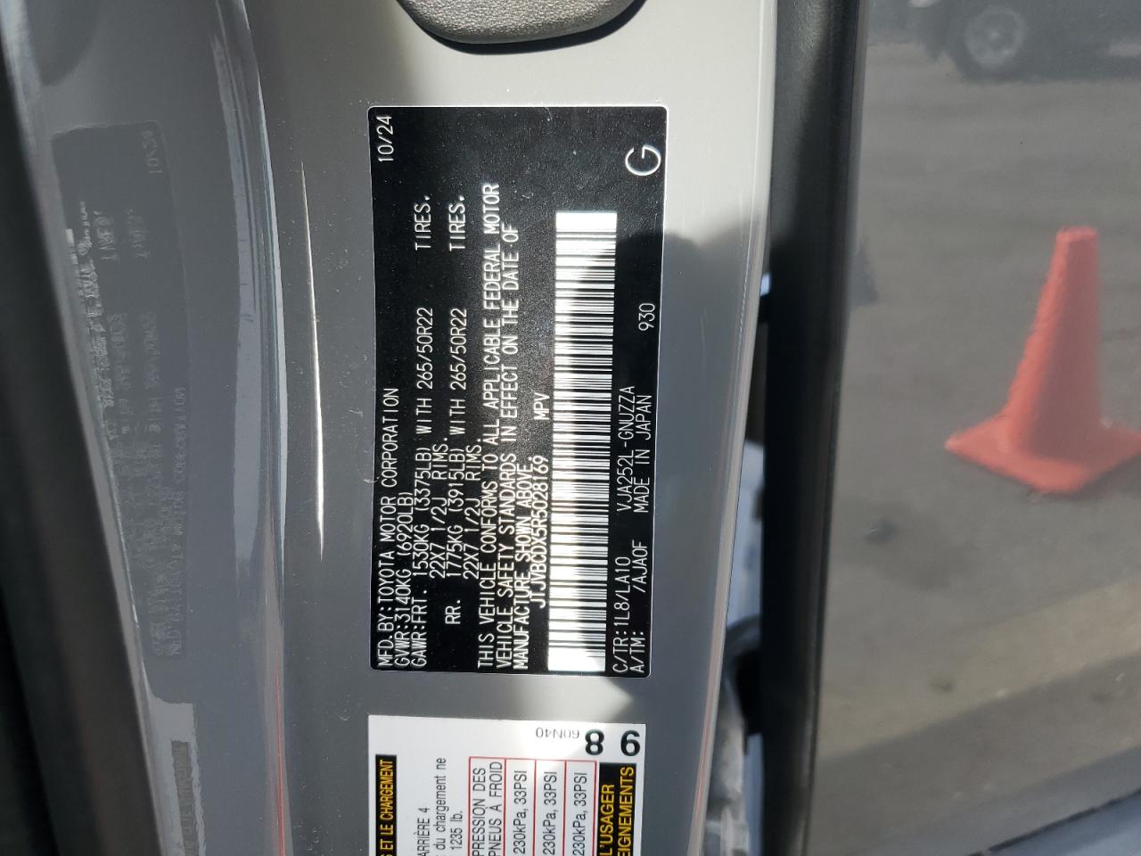 2024 Lexus Gx 550 Luxury VIN: JTJVBCDX5R5028169 Lot: 62411345