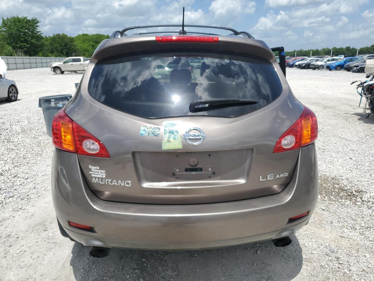 2009 Nissan Murano S VIN: JN8AZ18W09W126494 Lot: 61762115