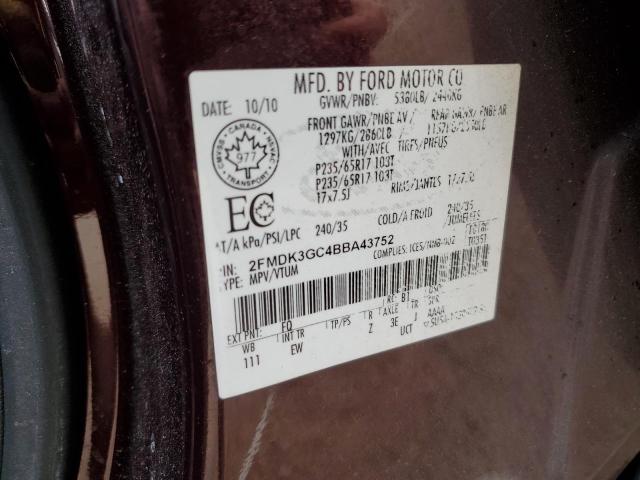 2011 FORD EDGE SE  