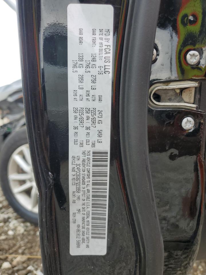 2016 Dodge Journey Sxt VIN: 3C4PDCBG8GT223950 Lot: 62946675