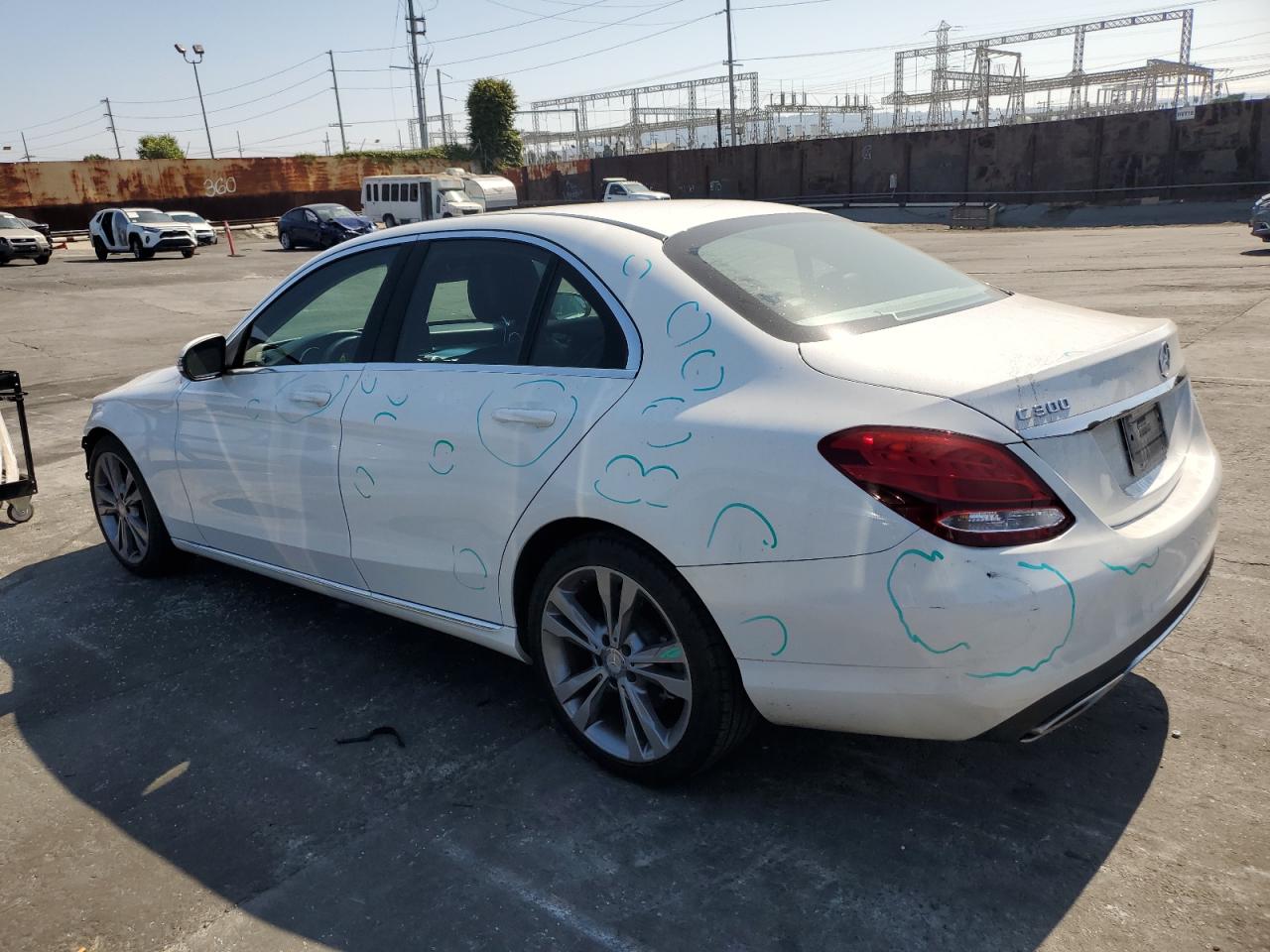 MERCEDES-BENZ C-CLASS 2017 VIN 55SWF4JB8HU196944 zdjęcie 2