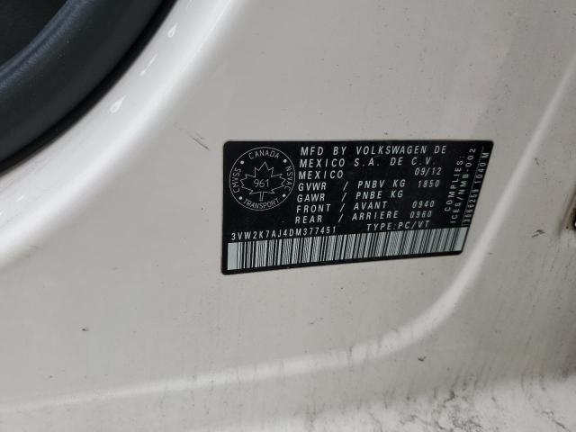 2013 VOLKSWAGEN JETTA BASE  