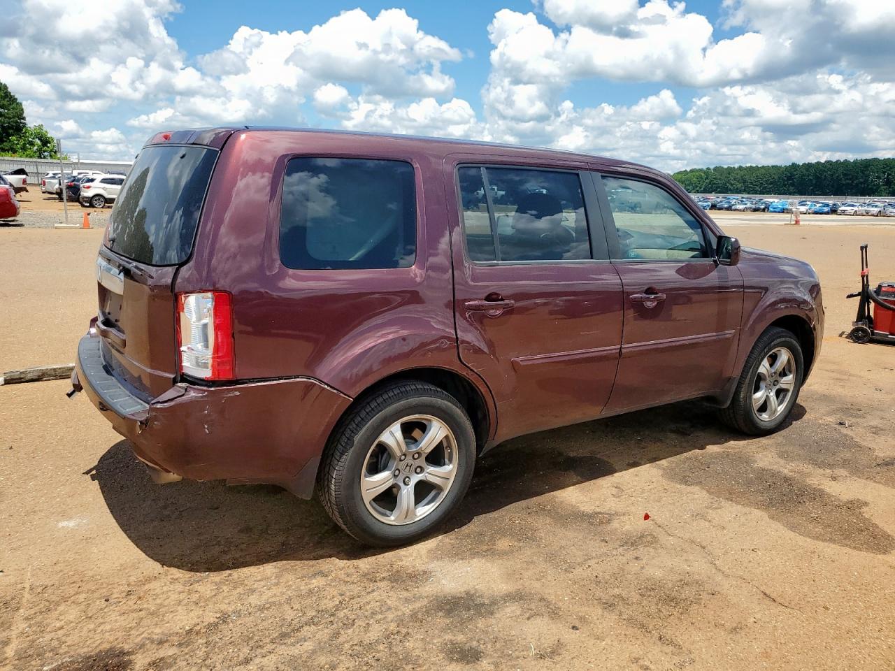 HONDA PILOT 2012 VIN 5FNYF3H50CB027398 фото 3