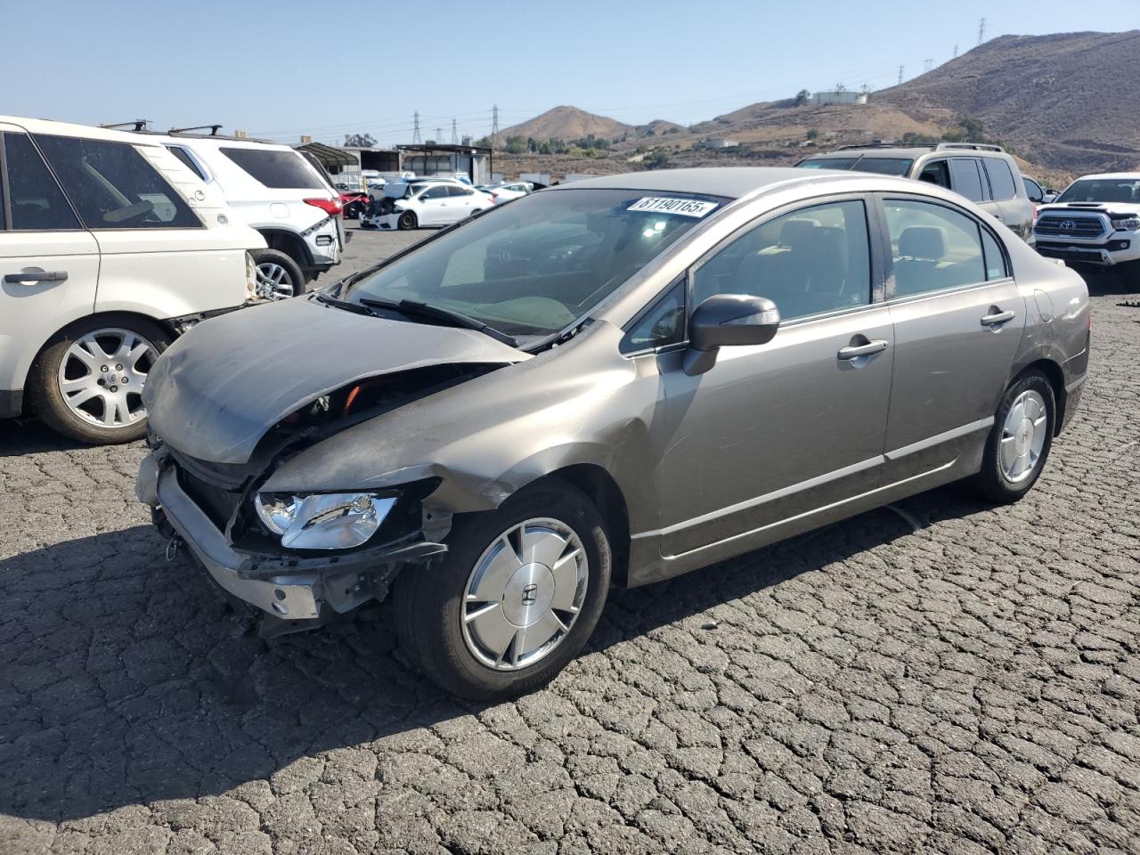 2007 Honda Civic Hybrid იყიდება Colton-ში, CA - Front End