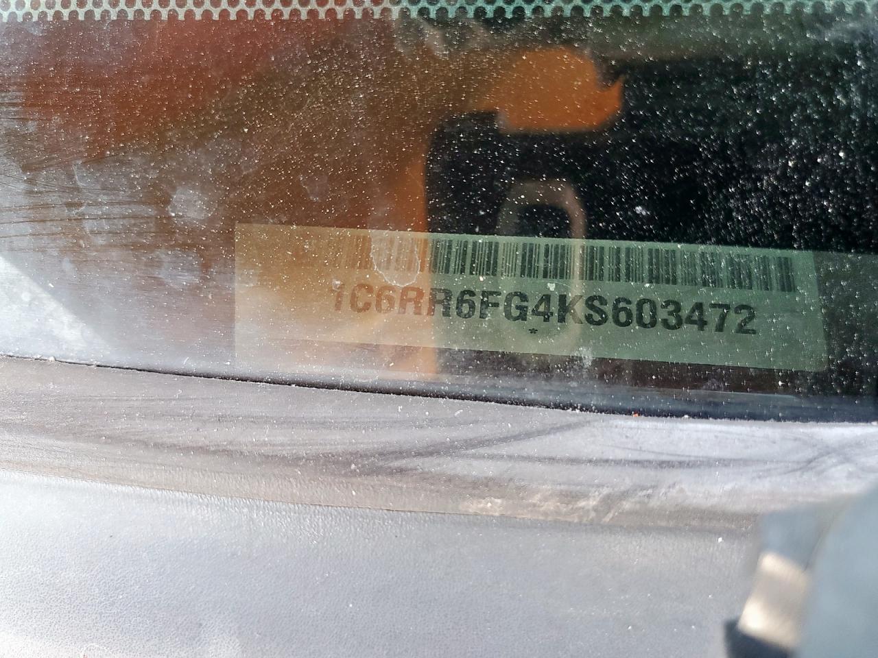 2019 Ram 1500 Classic Tradesman VIN: 1C6RR6FG4KS603472 Lot: 56603805