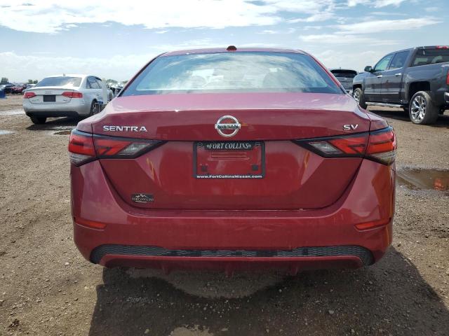  NISSAN SENTRA 2022 Красный