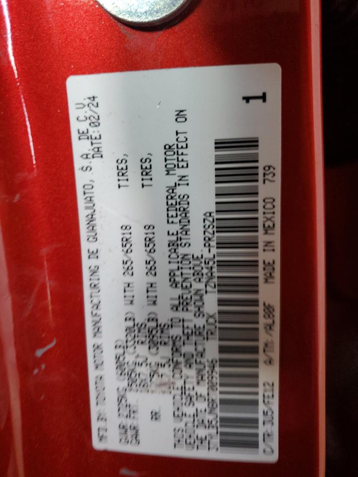 2024 Toyota Tacoma Double Cab VIN: 3TYLB5JN8RT009946 Lot: 80846895